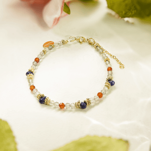 Garnet Bracelet for Women,Lapis Lazuli Bracelet,AAA Labradorite Jewelry💙💧 - ownrare