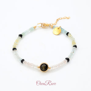 Obsidian natural Crystal bracelet for ladies