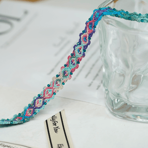 Handmade Bracelets, Rainbow Bracelet, Women's Wear Colorful Clothing with Jewelry 🌈🧵 - ownrare